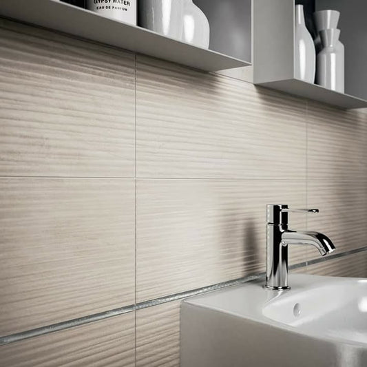 Rivestimento bagno 3D: design, ceramica e gres porcellanato per uno spazio contemporaneo
